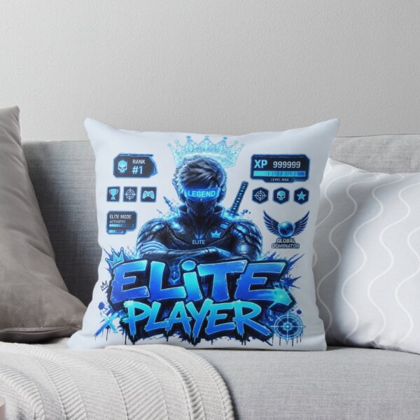Item preview, ELITE PLAYER Gaming Sticker | Neon Esports Streetwear Graphic designed and sold by Stylestickers55.