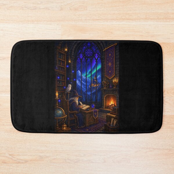 Item preview, Wizard's Midnight Study Beneath the Northern Lights  designed and sold by Sketchlegacy.