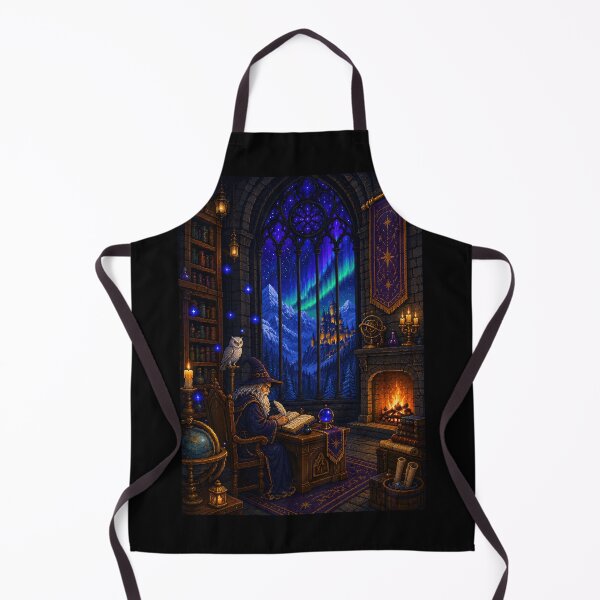 Item preview, Wizard's Midnight Study Beneath the Northern Lights designed and sold by Sketchlegacy.