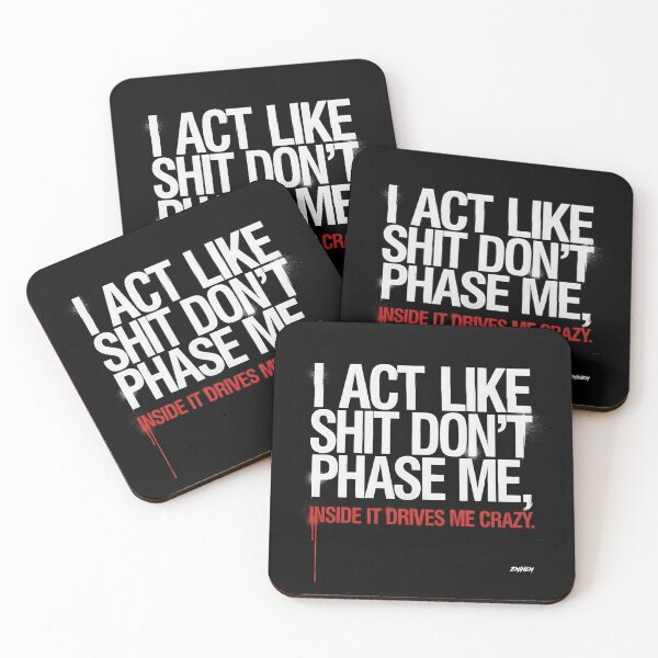 Item preview, Eminem Drives Me Crazy Quote - Spray Paint Drip Typography designed and sold by Enea Kelo.