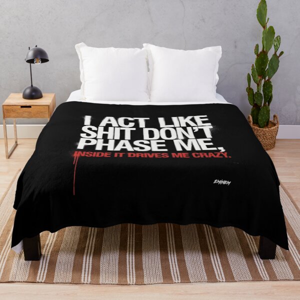 Item preview, Eminem Drives Me Crazy Quote - Spray Paint Drip Typography designed and sold by Enea Kelo.