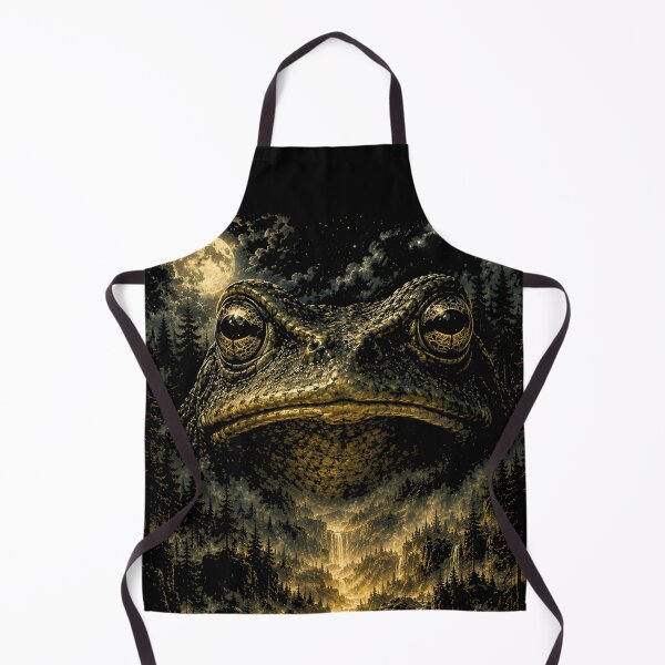 Item preview, Retro Frog and Nature Scene, Full Moon Forest Lover Tee designed and sold by BornBorn.