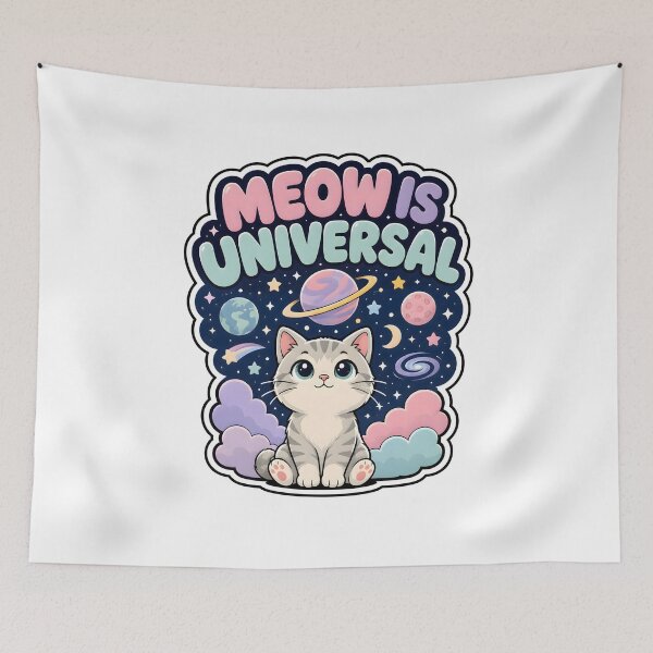 Item preview, Meow Is Universal designed and sold by Azagthoth.