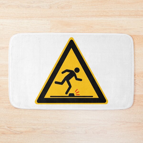 Item preview, Warning Sign - Risk of Slips, Trips and Falls - Safety and Prevention designed and sold by Panneaux et signalisations - NPOITEVIN.
