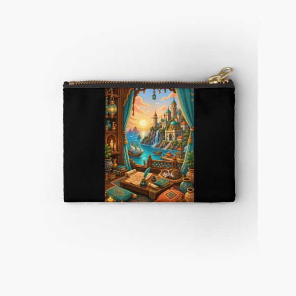 Item preview, Sunset Harbor Palace in the Sapphire Bay  designed and sold by Sketchlegacy.