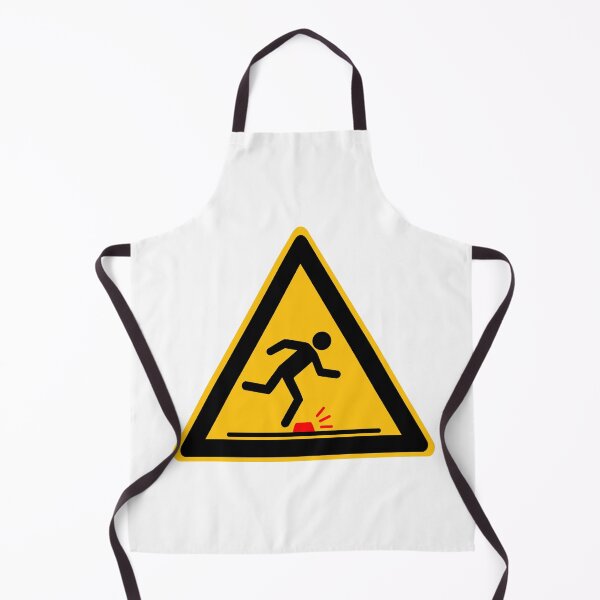 Item preview, Warning Sign - Risk of Slips, Trips and Falls - Safety and Prevention designed and sold by Panneaux et signalisations - NPOITEVIN.