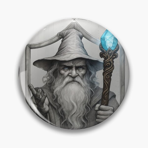 Item preview, Magic staff wizard shield butchered Latin what the hells wrong with you designed and sold by BigMRanch.