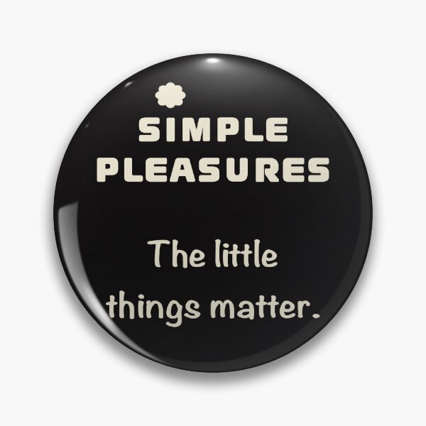 Item preview, SIMPLE PLEASURES The little things matter - Retro Pattern 07 designed and sold by StefanStudioArt.