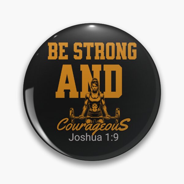 Item preview, Be Strong and Courageous designed and sold by Teelux & Creations.