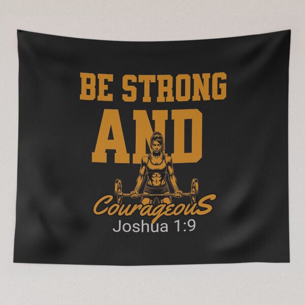 Item preview, Be Strong and Courageous designed and sold by Teelux & Creations.