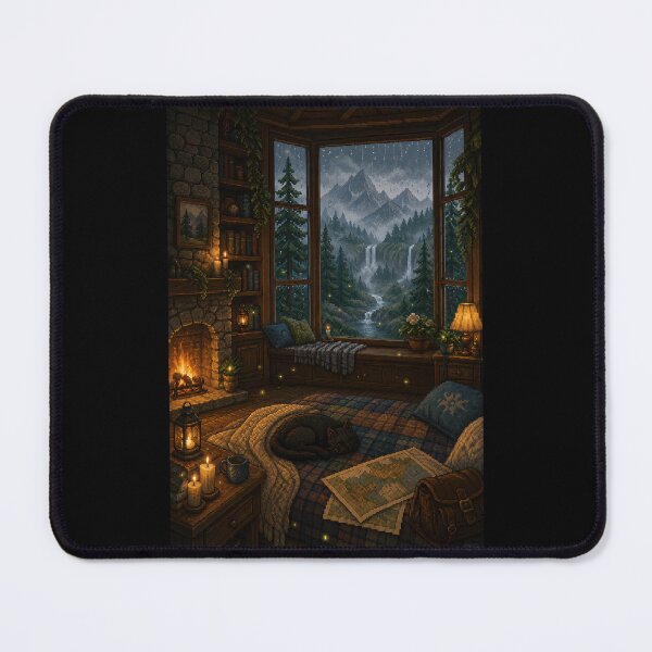 Item preview, Rainy Mountain Cabin Retreat designed and sold by Sketchlegacy.