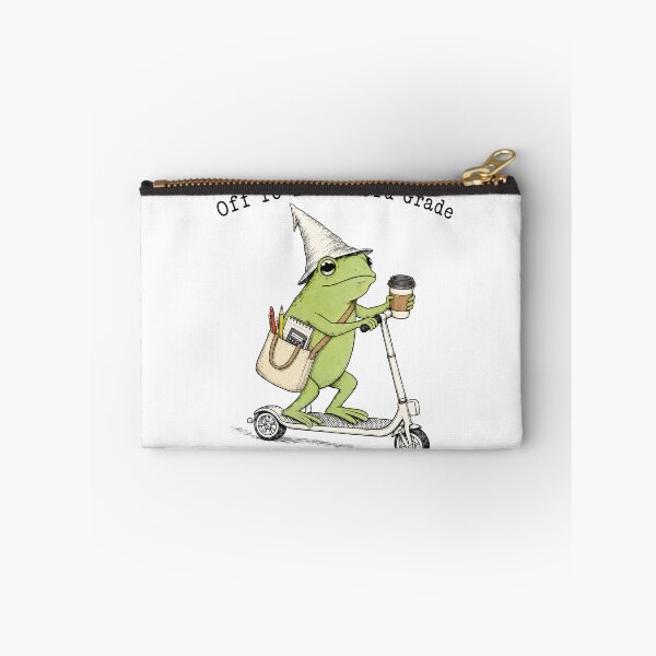 Item preview, Off to Teach 3rd Grade Funny Teacher Frog designed and sold by Doodletext.