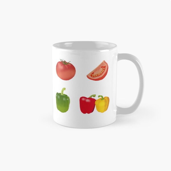 Item preview, Farm Fresh Tomato and Capsicum, Cute Veggie Design designed and sold by Silver  Stone.