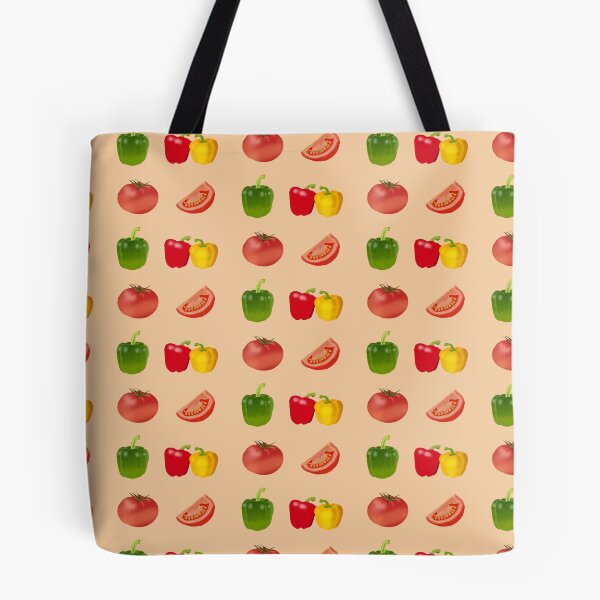 Item preview, Farm Fresh Tomato and Capsicum, Cute Veggie Design designed and sold by Silver  Stone.