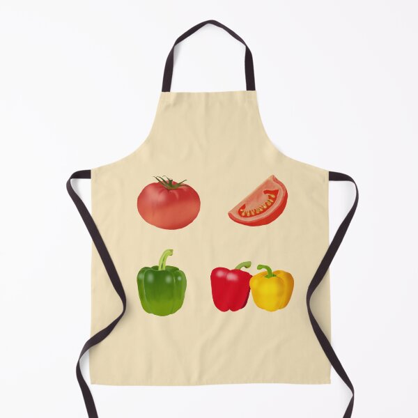 Item preview, Farm Fresh Tomato and Capsicum, Cute Veggie Design designed and sold by Silver Stone.