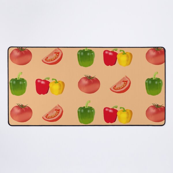 Item preview, Farm Fresh Tomato and Capsicum, Cute Veggie Design designed and sold by Silver Stone.