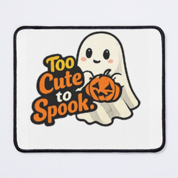Item preview, Too Cute to Spook | Cute Ghost Halloween Pumpkin Kawaii Design designed and sold by ser-Ile.