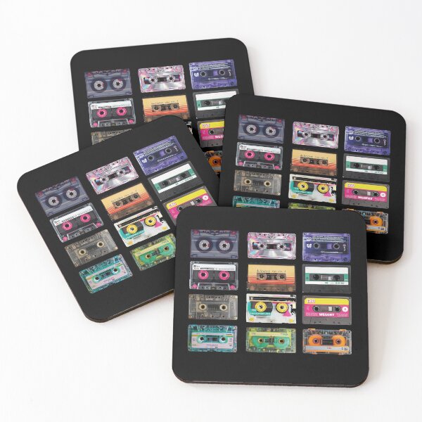 Item preview, Vintage Cassette Tape Collection: 80s 90s Retro Synthwave Mixtape and Lo-Fi Aesthetic Fan Art designed and sold by benja-08.