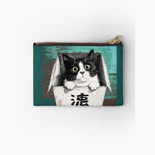 Item preview,  A cat against a background of green and brown designed and sold by Tana&tanuc.