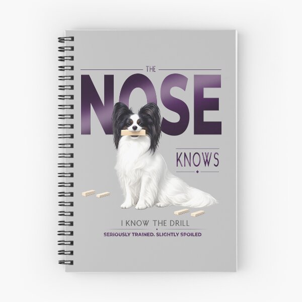 Item preview, The Nose Knows | Funny Papillon Dog Lover Design for Obedience and Scent Work Fans designed and sold by PapillonArtStudio.