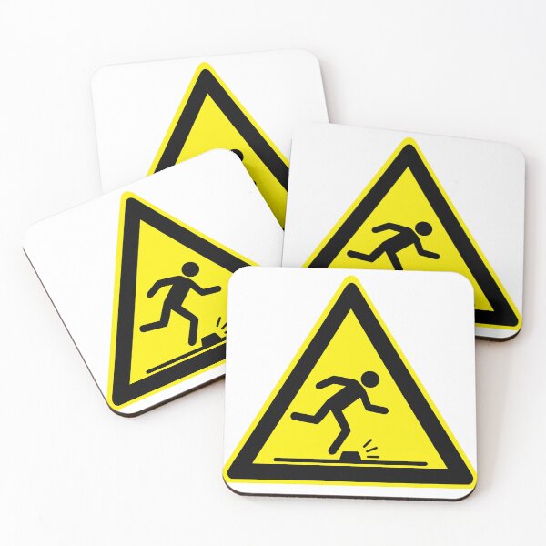 Item preview, Warning Sign - Risk of Slips, Trips and Falls - Safety and Prevention designed and sold by Panneaux et signalisations - NPOITEVIN.