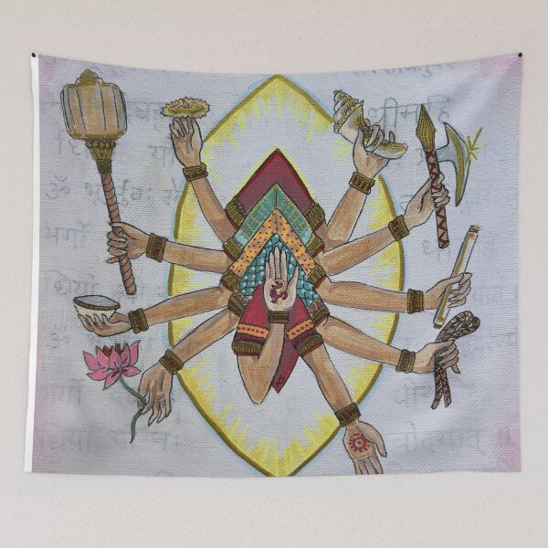 Item preview, Gayatri Goddess Meditation Art designed and sold by ArdentArting.
