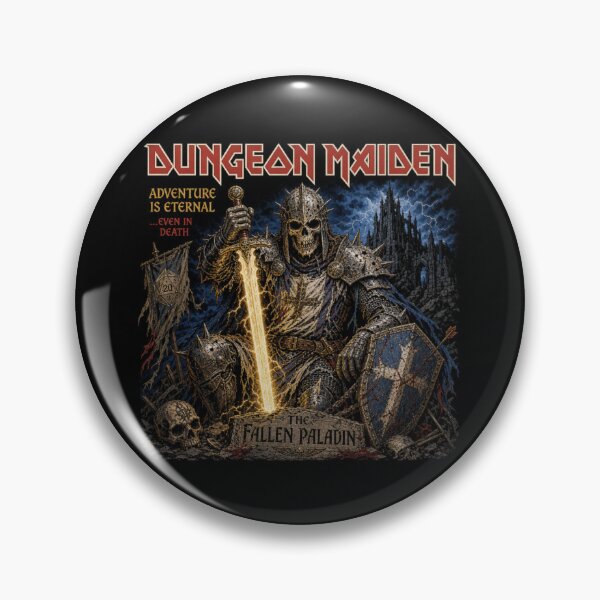 Item preview, Dungeon Maiden - Heavy Metal Fantasy TTRPG Artwork designed and sold by Dice_Goblin_Studio.