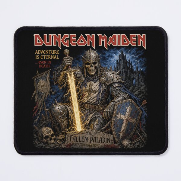 Item preview, Dungeon Maiden - Heavy Metal Fantasy TTRPG Artwork designed and sold by Dice_Goblin_Studio.