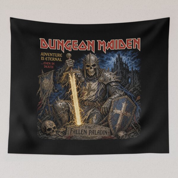 Item preview, Dungeon Maiden - Heavy Metal Fantasy TTRPG Artwork designed and sold by Dice_Goblin_Studio.