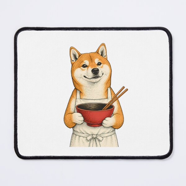 Item preview, Shiva Inu Japanese Ramen Chef designed and sold by Daily Quirk.