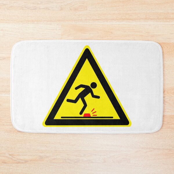 Item preview, Warning Sign - Risk of Slips, Trips and Falls - Safety and Prevention designed and sold by Panneaux et signalisations - NPOITEVIN.