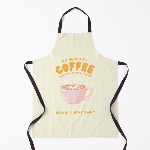Item preview, Powered by Coffee and Low Expectations – Funny Coffee Lover Quote designed and sold by NeededTees.