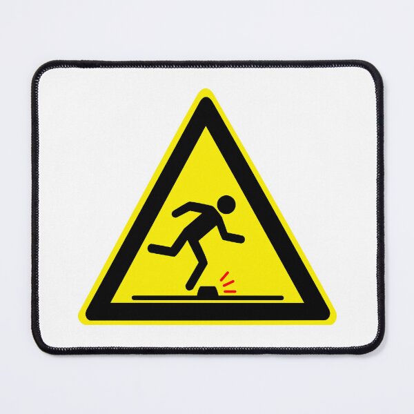 Item preview, Warning Sign - Risk of Slips, Trips and Falls - Safety and Prevention designed and sold by Panneaux et signalisations - NPOITEVIN.