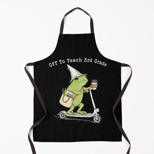 Item preview, Off to Teach 3rd Grade Funny Teacher Frog 2 designed and sold by Doodletext.