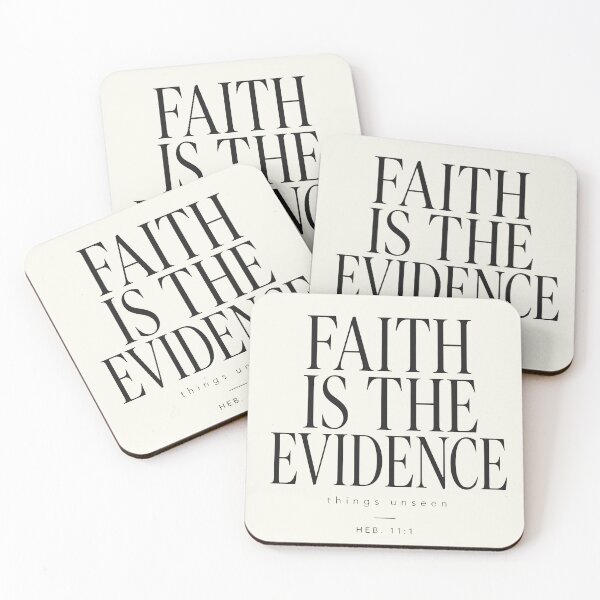 Item preview, Faith Is The Evidence designed and sold by PrintSmithArt.