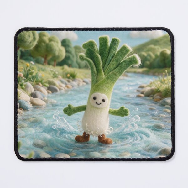 Item preview, Wooly Leek in a Creek designed and sold by Pinkgnomie.