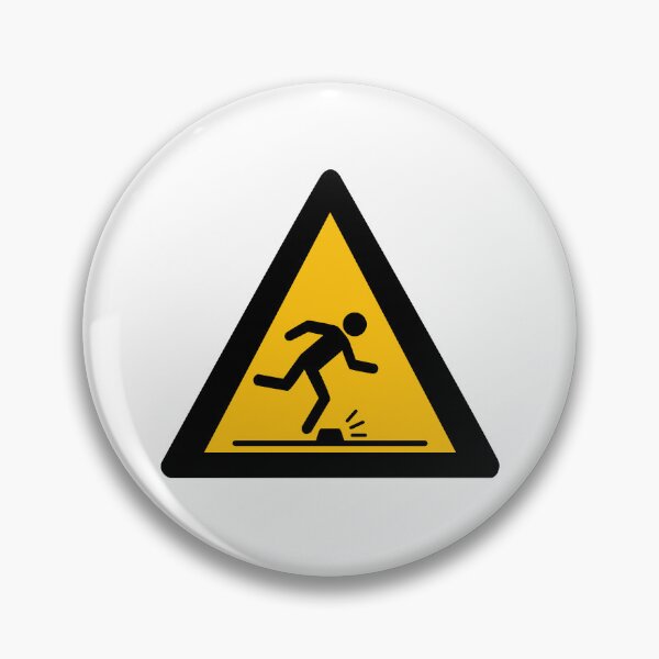 Item preview, Warning Sign - Risk of Slips, Trips and Falls - Safety and Prevention designed and sold by Panneaux et signalisations - NPOITEVIN.