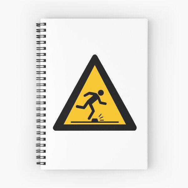 Item preview, Warning Sign - Risk of Slips, Trips and Falls - Safety and Prevention designed and sold by Panneaux et signalisations - NPOITEVIN.