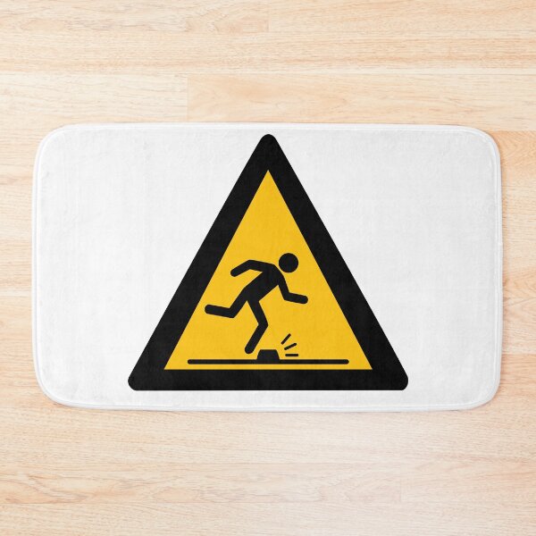 Item preview, Warning Sign - Risk of Slips, Trips and Falls - Safety and Prevention designed and sold by Panneaux et signalisations - NPOITEVIN.