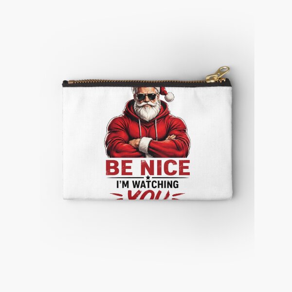 Item preview, Be Nice I'm Watching You Santa designed and sold by Mosslume Studio.