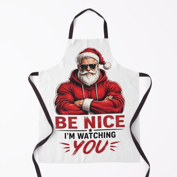 Item preview, Be Nice I'm Watching You Santa designed and sold by Mosslume Studio.