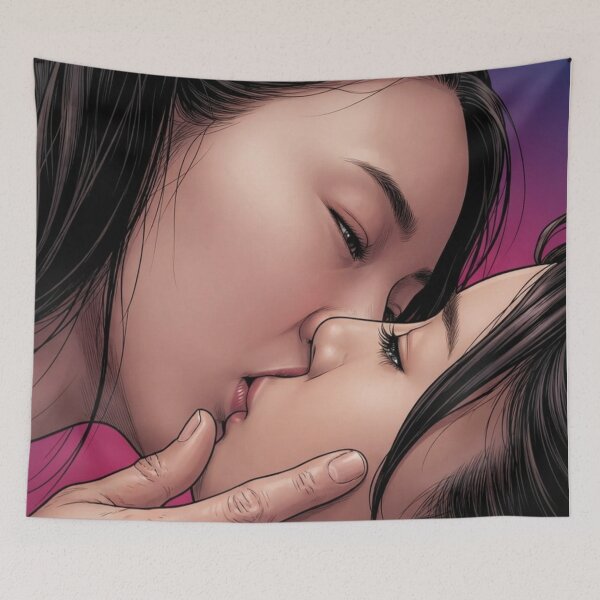 Item preview, Bodyguard Kiss Thai GL Tv Series Lgbtq+ Sapphic WLW Home Decor Poster Print Art Comic Pride designed and sold by Mind Space.