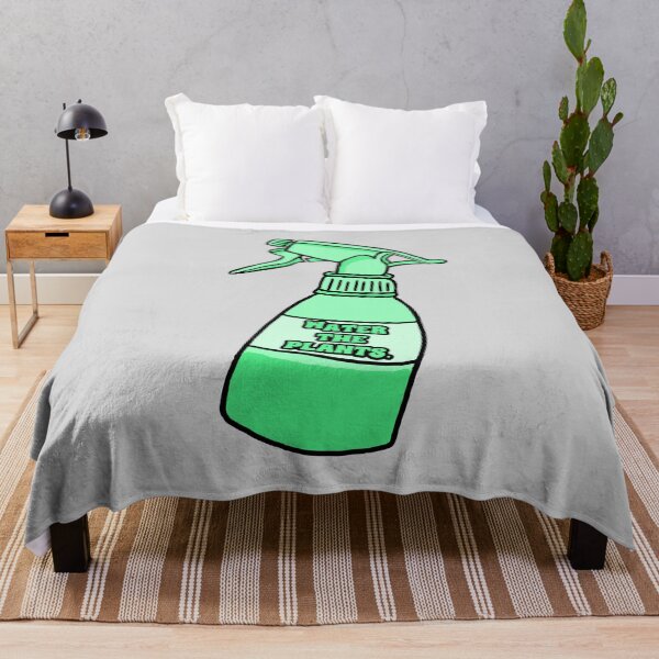 Item preview, Water The Plants. Spray Bottle Illustration & Text designed and sold by CamilasPrints.