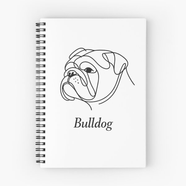 Item preview, Bulldog Minimalist One Line Art designed and sold by Tee Visions.