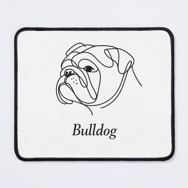 Item preview, Bulldog Minimalist One Line Art designed and sold by Tee Visions.