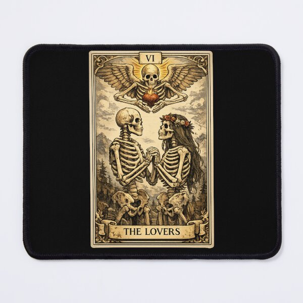 Item preview, Skeleton Lovers Tarot Card designed and sold by zenithviv.