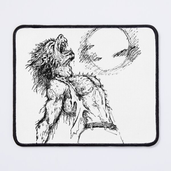 Item preview, Hand Drawn Werewolf - Black designed and sold by jdm1981.