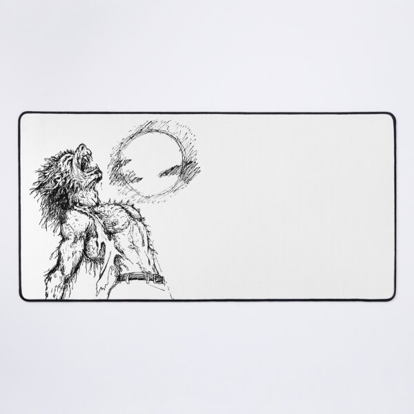 Item preview, Hand Drawn Werewolf - Black designed and sold by jdm1981.
