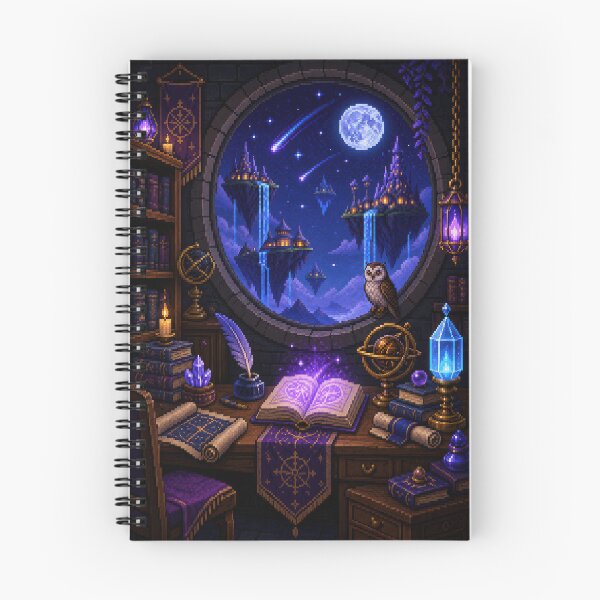 Item preview, Celestial Spellbook and the Floating Moon Kingdoms  designed and sold by Sketchlegacy.