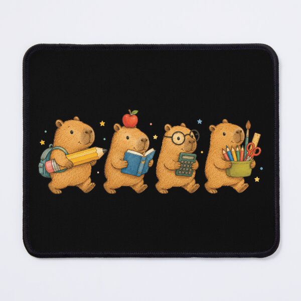 Item preview, Funny Capybara Back to School Teacher Student designed and sold by Doodletext.
